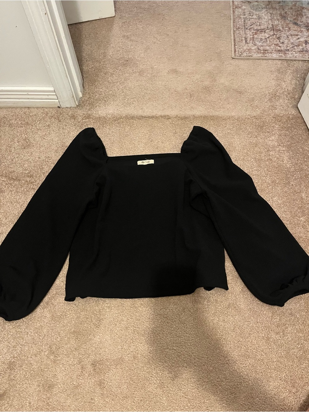 Black Madewell Blouse
